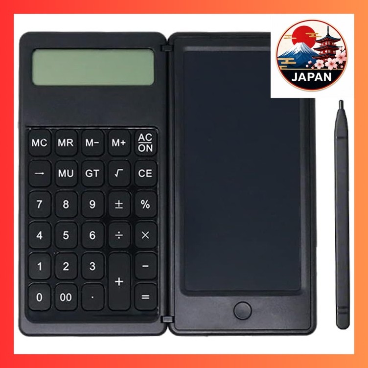 ［Directly from Japan］mitas Calculator, Electronic Memo, Integrated 2 in 1, Memo Pad with Dedicated T