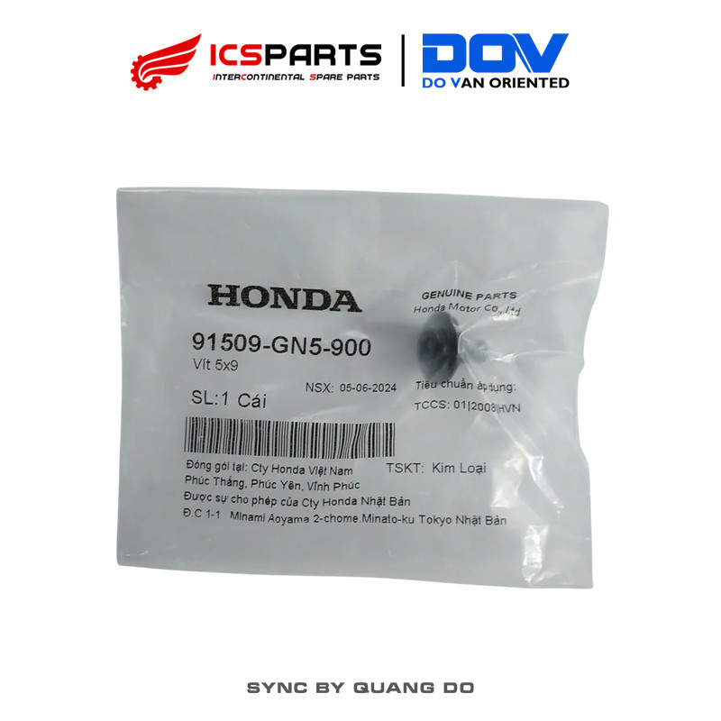 Vít 5X9 HONDA Dream (91509GN5900)