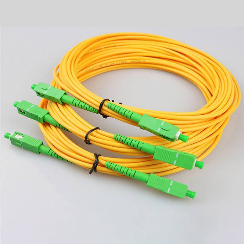 Dây nối quang ASVN / APC- / APC Chế độ đơn 9 / 125 G652D LSZH 1m2m3m Cáp nhảy sợi quang HOT