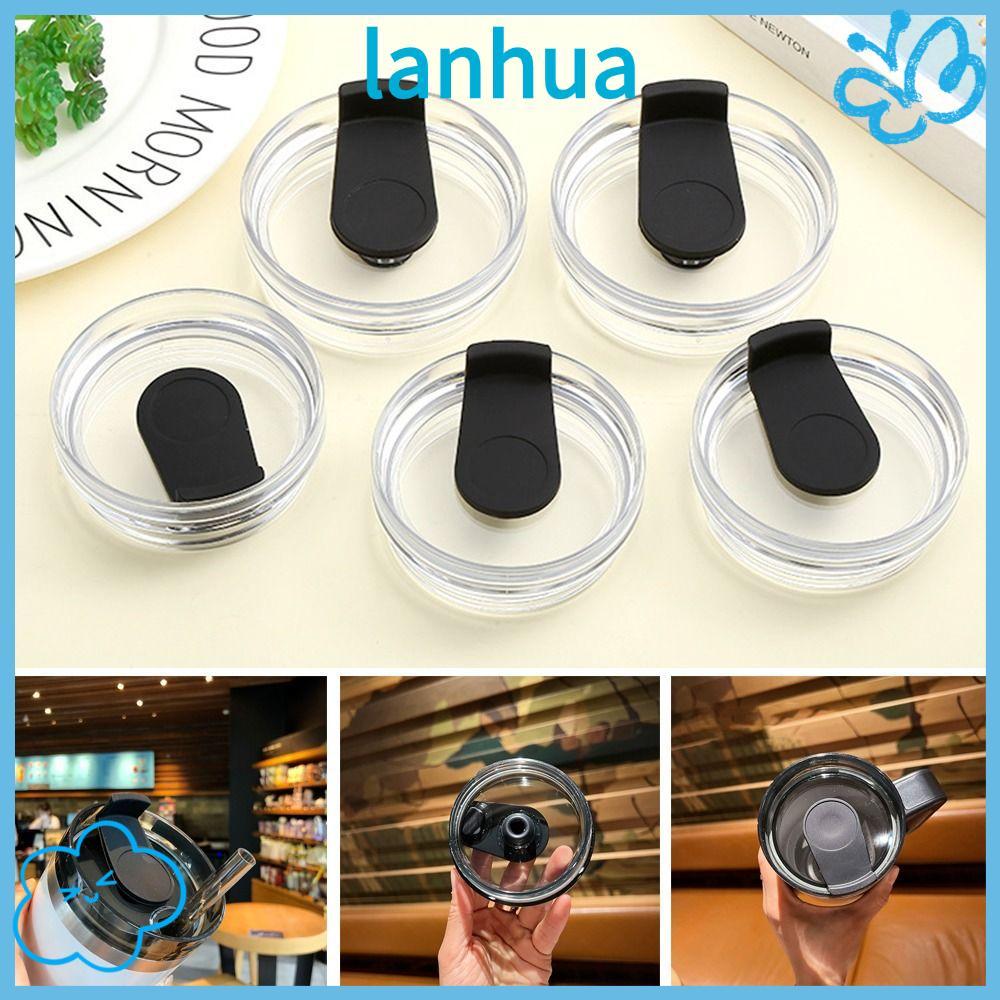 Nắp cốc LANHUA, Không có nắp chai nhựa ống hút, Nắp thay thế niêm phong bền bỉ 20oz / 30oz cho chai 