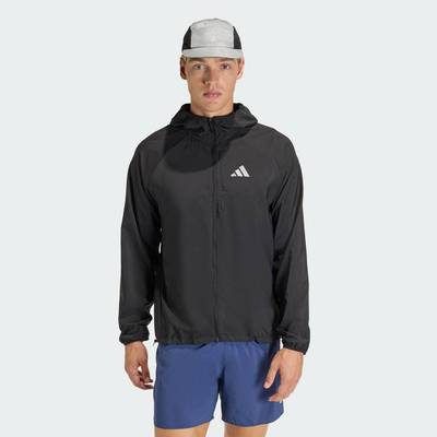 adidas Chạy Áo Khoác adi365 Running Essentials Nam Đen JZ7782
