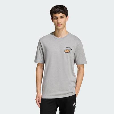 adidas Phong cách sống ÁO THUN GRAPHIC SNACK COOKIE Nam Xám KD3932