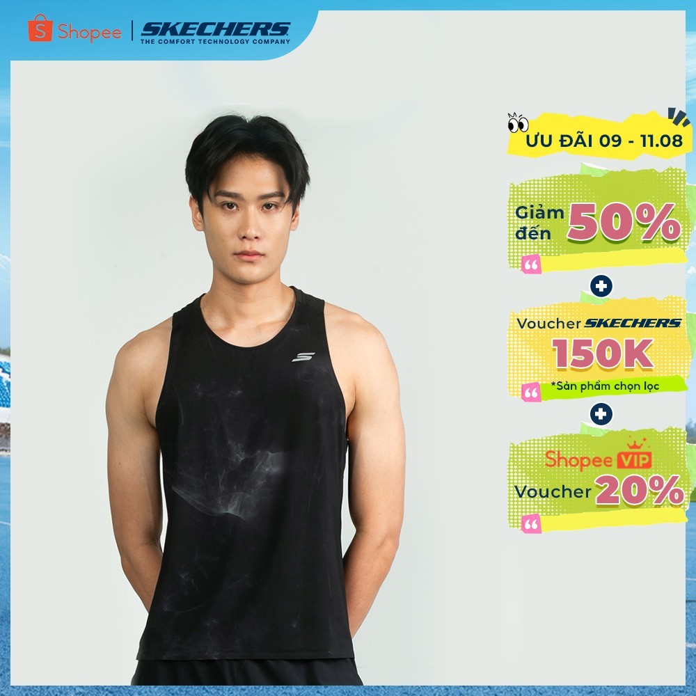 Sports Tank Top Nam Skechers Running Performance Sports Tank Top - SP325M320-AP01 Online Sale