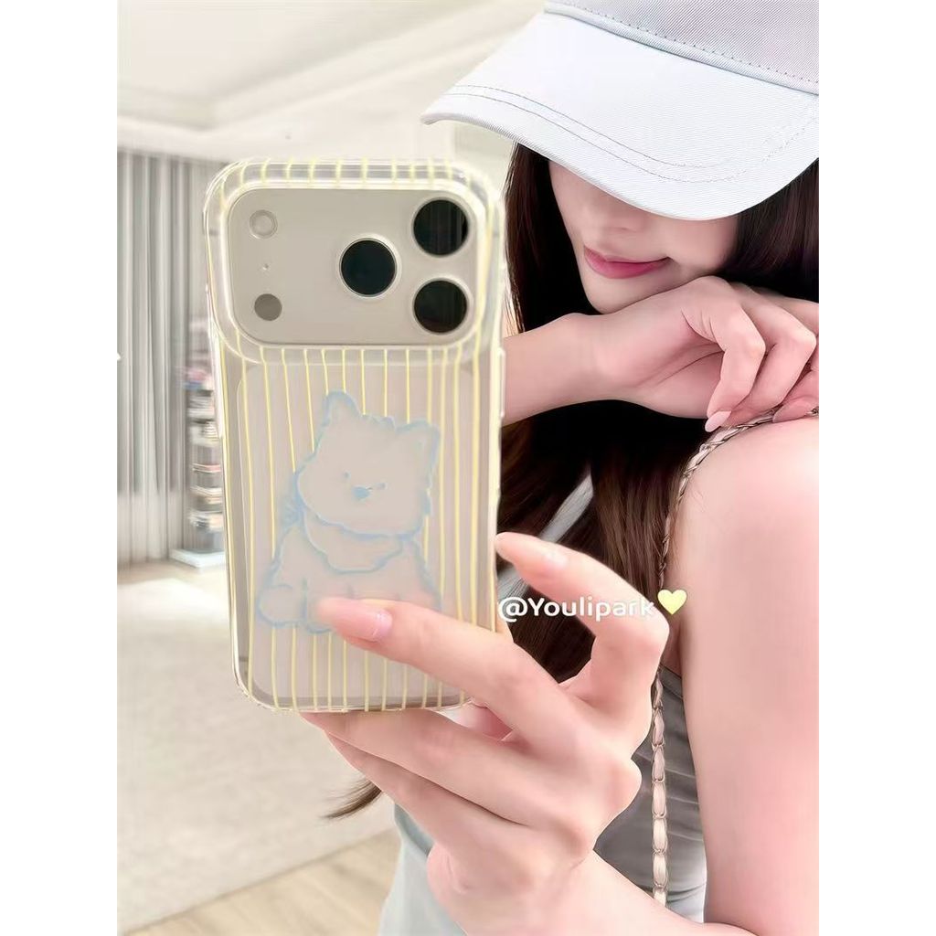 Ốp Điện Thoại Thích Hợp Cho iPhone Mềm Mại Sọc Dễ Thương Bé Voi Tây Cao Cấp Thích Hợp Cho iPhone17PR
