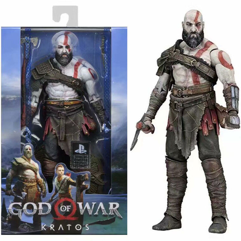 NECA God of War 4 Kratos God of War 2018 Mô hình di chuyển được đóng hộp