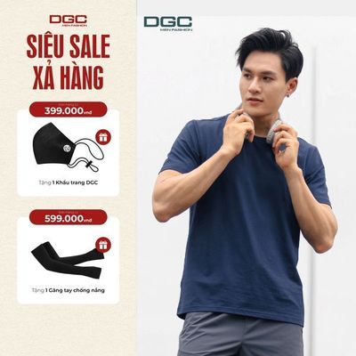 Áo Thun T-shirt Ngắn Tay DGC Dáng Suông, Phong Cách Trẻ Trung, Chất Vải Mềm Nhẹ Thoáng Mát -SATBC18M
