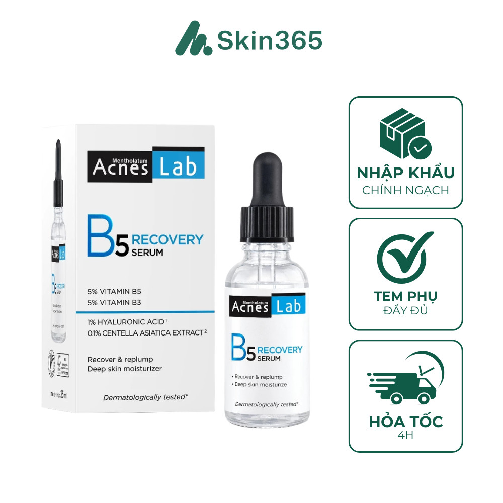 Serum Acnes Lab B5 Recovery Serum 25mL - Dưỡng Ẩm Chuyên Sâu & Làm Dịu Da