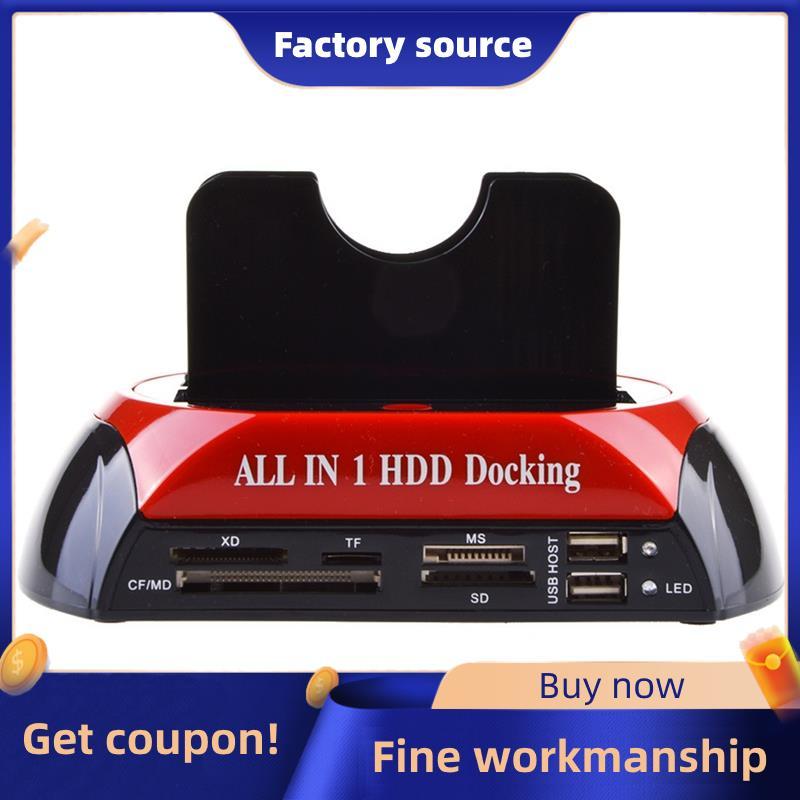 HDD Docking Station USB 2.0 sang IDE SATA Đĩa cứng gắn ngoài Dual Bay 2.5 3.5 Inch Clone ESATA AU CẮ