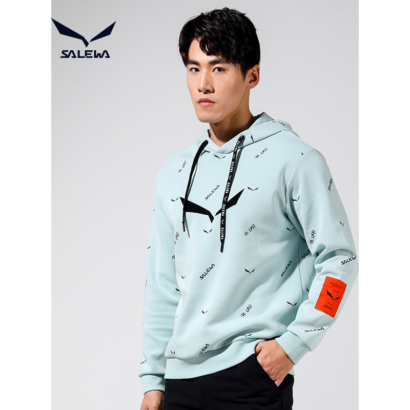 SALEWA SALEWA Áo Thể Thao Ngoài Trời Nam Nữ Cùng Phong Cách Có Mũ Trùm Đầu Rời Áo Chui Đầu Tất Cả-