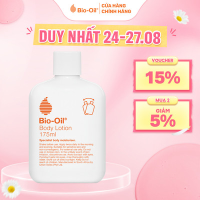 Sữa dưỡng thể giúp nuôi dưỡng da mướt mịn - BIO-OIL BODY LOTION (chai 175ml)