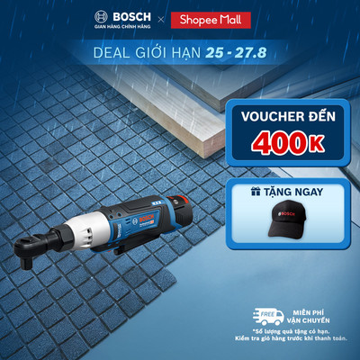 Máy siết ốc góc pin Bosch GRC 12V-60 (SOLO) – Đầu 1/2", không chổi than, chuyên dụng cho không gian hẹp