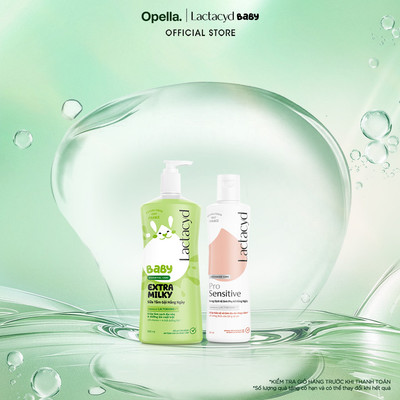 Bộ Sữa Tắm Gội Trẻ Em Lactacyd Baby Extra Milky Size Jumbo 800ml + Chai DDVS Phụ Nữ Lactacyd Pro Sensitive 250ml