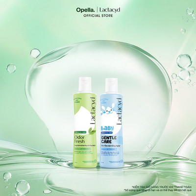 Bộ Dung Dịch Vệ Sinh Phụ nữ Lactacyd Odor Fresh Ngăn Mùi 24H 250ml + Sữa Tắm Gội Trẻ em Lactacyd Baby Gentle Care 250ml