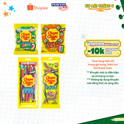 COMBO KẸO TRẢI NGHIỆM CHUPA CHUPS BỎ TÚI