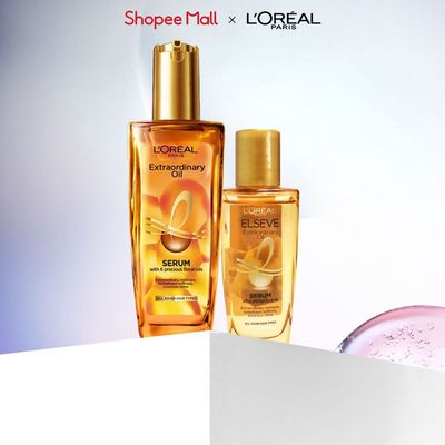 Bộ dầu dưỡng chiết xuất tinh dầu hoa tự nhiên L'Oreal Paris Elseve Extraordinary Oil Ultra Nourishing 130ml