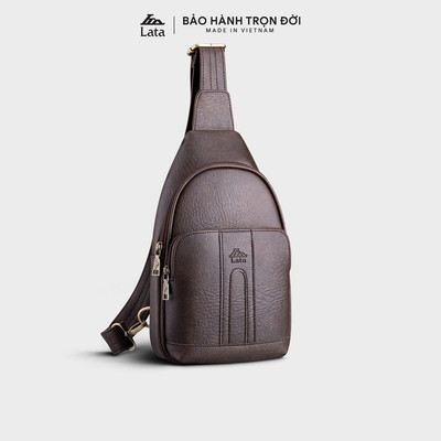 Balo Lata (Thời trang nam cá tính cở nhỏ - Balo đeo chéo da BALC29)