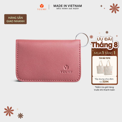 Ví Yuumy (Thời trang nữ nắp gập cỡ nhỏ - Ví móc khóa da YMK7) Bagsmart