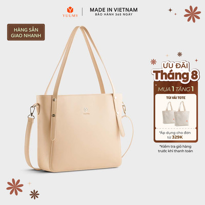 Túi Yuumy (Thời trang nữ công sở dáng vuông - Túi xách da Seasand YTX56) Bagsmart