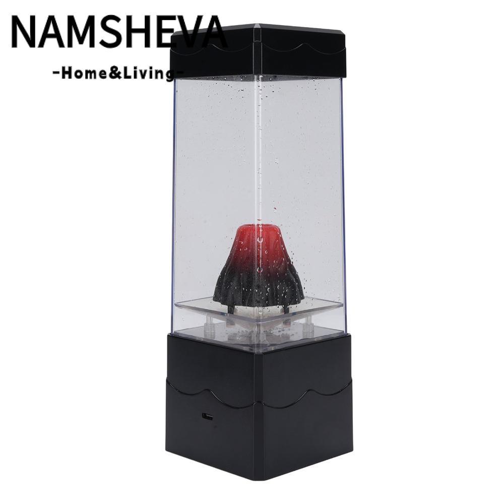 Đèn ngủ núi lửa NAMSHEVA, Nhiều chế độ chiếu sáng Đèn núi lửa LED chạy bằng USB, Hiệu ứng dung nham 