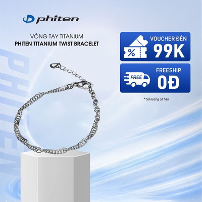 Vòng Tay Phiten Titanium Twist Bracelet
