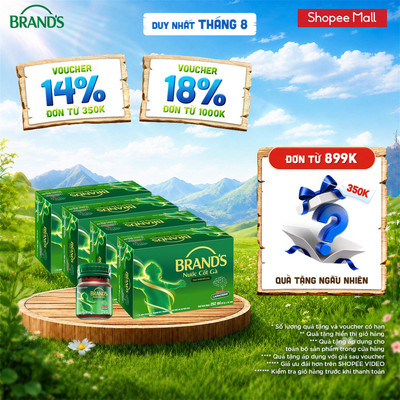 Combo 4 nước cốt gà BRAND'S vị truyền thống (42 ml x 24 lọ)