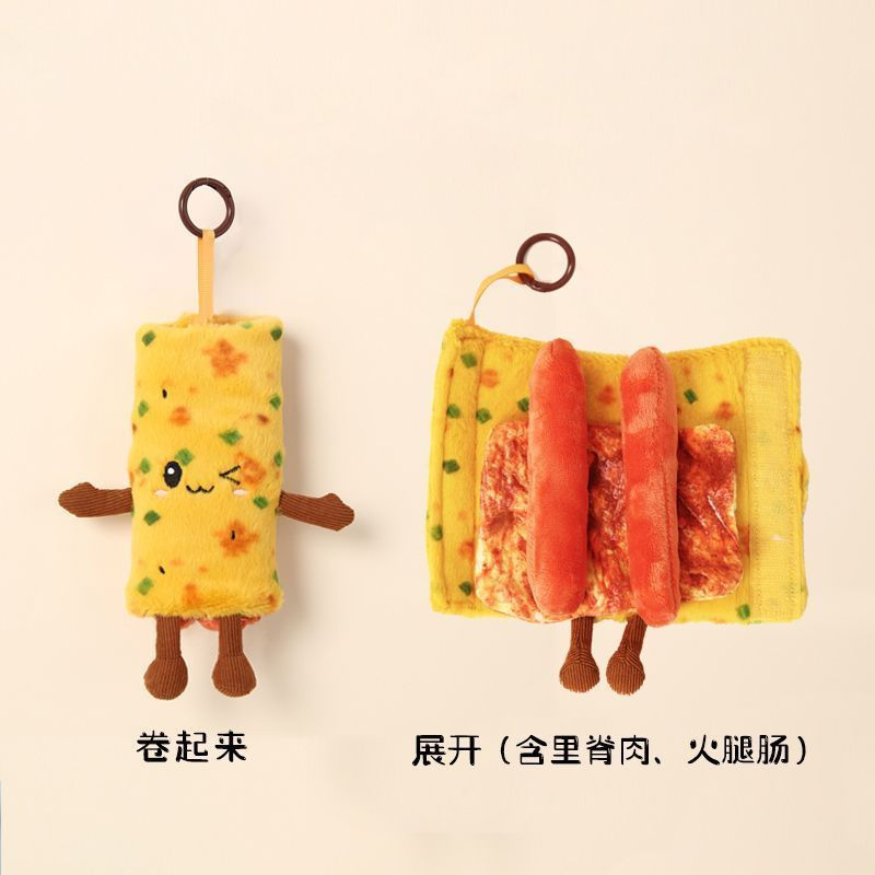 Short-cut meat patties, gifts, eggs, ham, sausages, creative dolls, toys, plush toys from Yancheng c