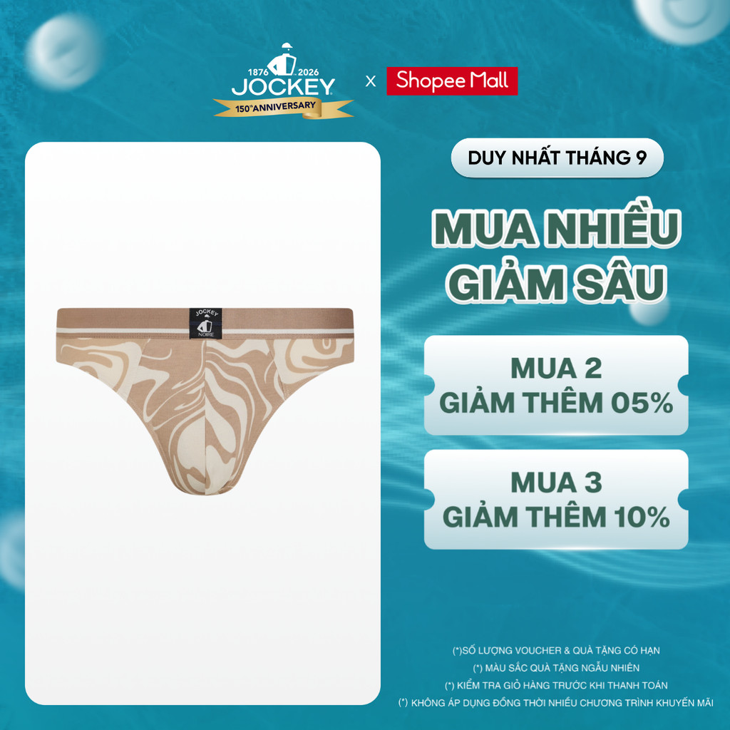 Quần Lót Nam Dáng Brief Lưng Thun Dệt Jockey Noire - J4123