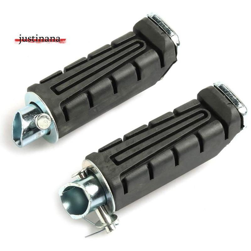 Moto Đen Phía Sau Để Chân Chốt Bàn Đạp Trái & Phải Xe Máy Cao Su Chân Gai Cho YBR 125 XTZ 125