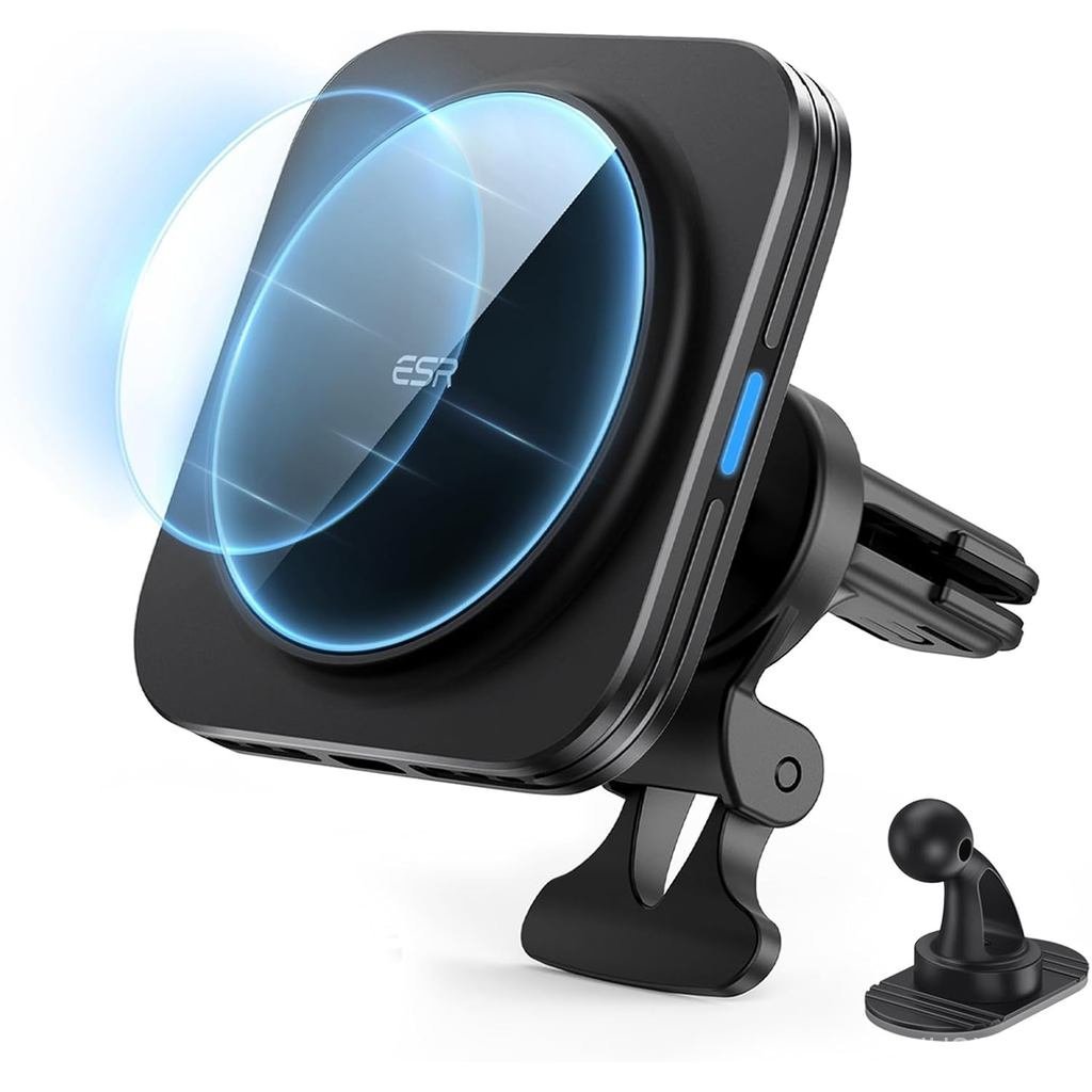 ESR for MagSafe Car Mount Charger,15W Magnetic Wireless Car Charger, for MagSafe Car Charging, Air V