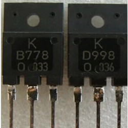 2SB778 2SD998 B778 D998 Bộ Khuếch Đại Âm Thanh IC Ghép Nối Ống Tháo Lắp Kiểm Tra Tốt Một Cặp 3 Yuan