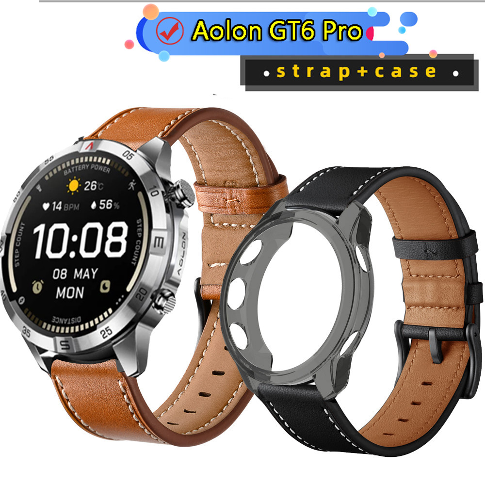 Ốp lưng Aolon GT6 Pro Bảo vệ màn hình Aolon GT6 Pro dây đeo da Dây đeo thể thao
