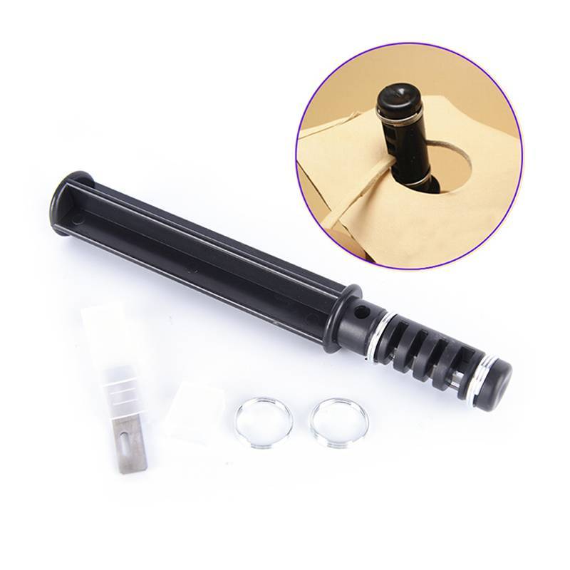 Maud DIY Leather Craft Viền Ren Cord Maker Design Strip Cutter Tool với 3 des EN
