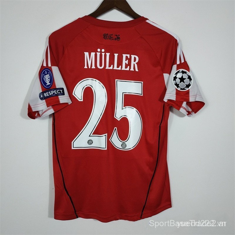 Retro SSS + 10-11 Bayern Munich ROBBEN MULLER Alta Calidad Personalizado Hogar Futbol Jersey YFDT