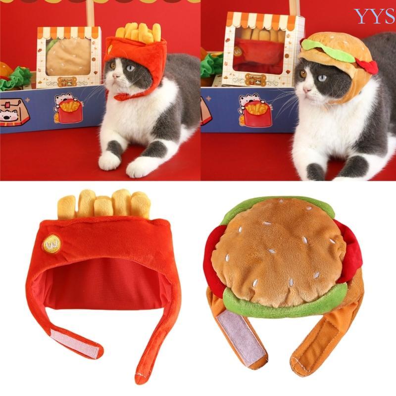 YYS Bảo Vệ Tai Thú Cưng Mũ Nón Mùa Đông Ấm Áp Sang Trọng Hamburger Mũ Cho Chó Mèo