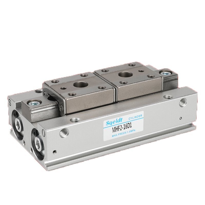 Xi lanh kẹp mỏng HDF MHF2-8D/12D/16D/20D có ray dẫn hướng, chính xác
