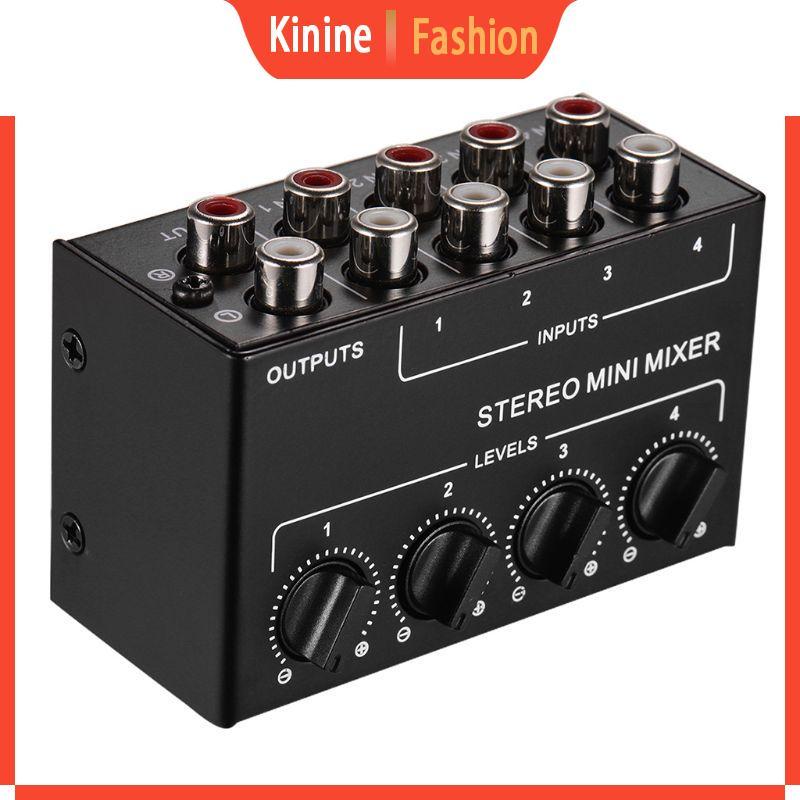 Máy trộn 4 kênh KIN CX400 cho bảng điều khiển DJ trực tiếp có thể bảo vệ Karaoke