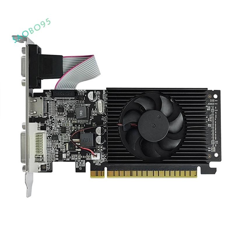 GT210 1GB DDR3 64Bit Card Đồ Họa PCIE 2.0 40nm GPU - Tương Thích + DVI + VGA Card Video Để Bàn