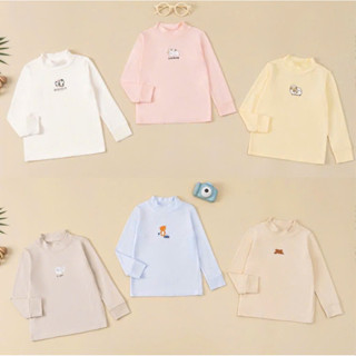  ÁO GIỮ NHIỆT JINRO CỔ 3P CHẤT MODALE PETIT CHO BÉ 