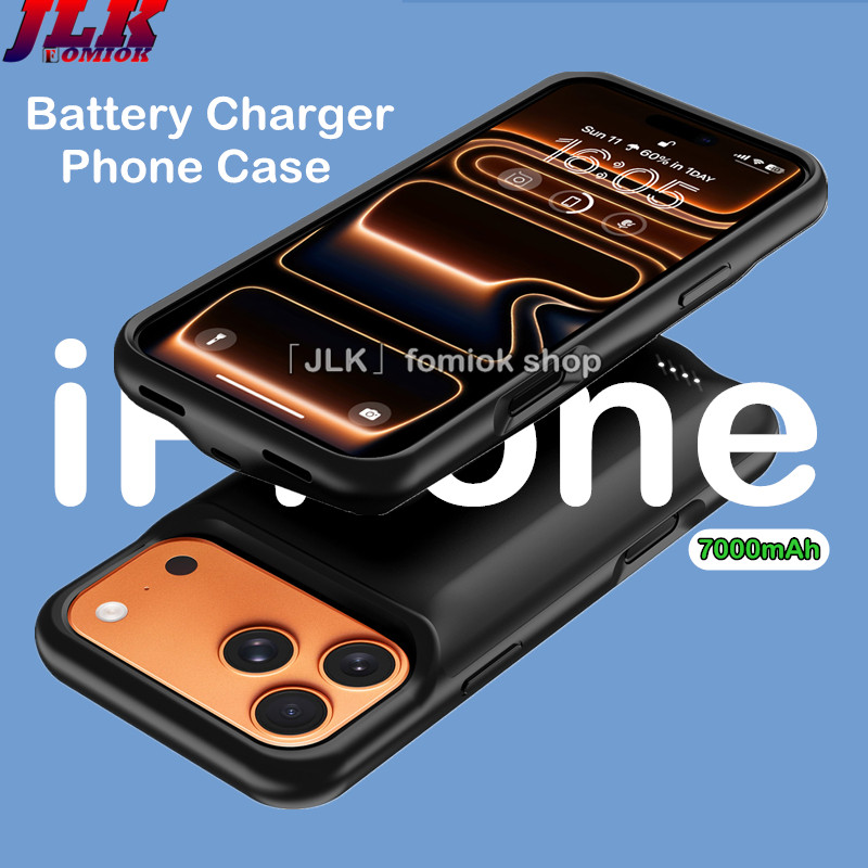 [JLK] Ốp Pin 7000mAh Cho iPhone 17Air 17Pro 17 Pro Max Vỏ Sạc Mềm Dự Phòng Pin Sạc Sạc Sạc Sạc Pin