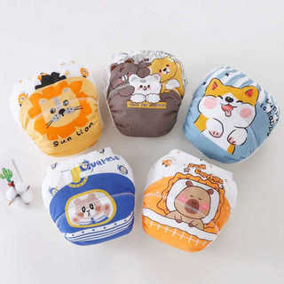 Tã vải cho bé Chống thấm nước chống rò rỉ Quần tập gạc Cotton tái sử dụng