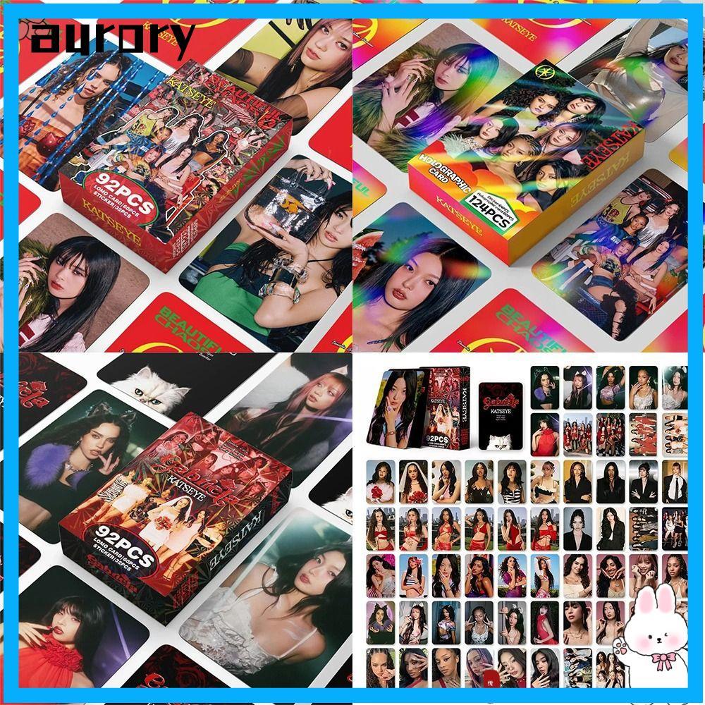 AURORY 92 / 124 Chiếc Thẻ Ảnh KATSEYE Lomo, BEAUTIFULCHAOS LARA DANIELA KATSEYE Album LOMO Cards, MA