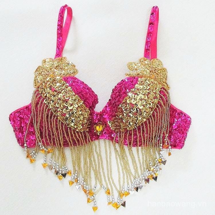 25New Belly Dance Bra Top Performance Outfit Dance Costume Bra Practice Wear