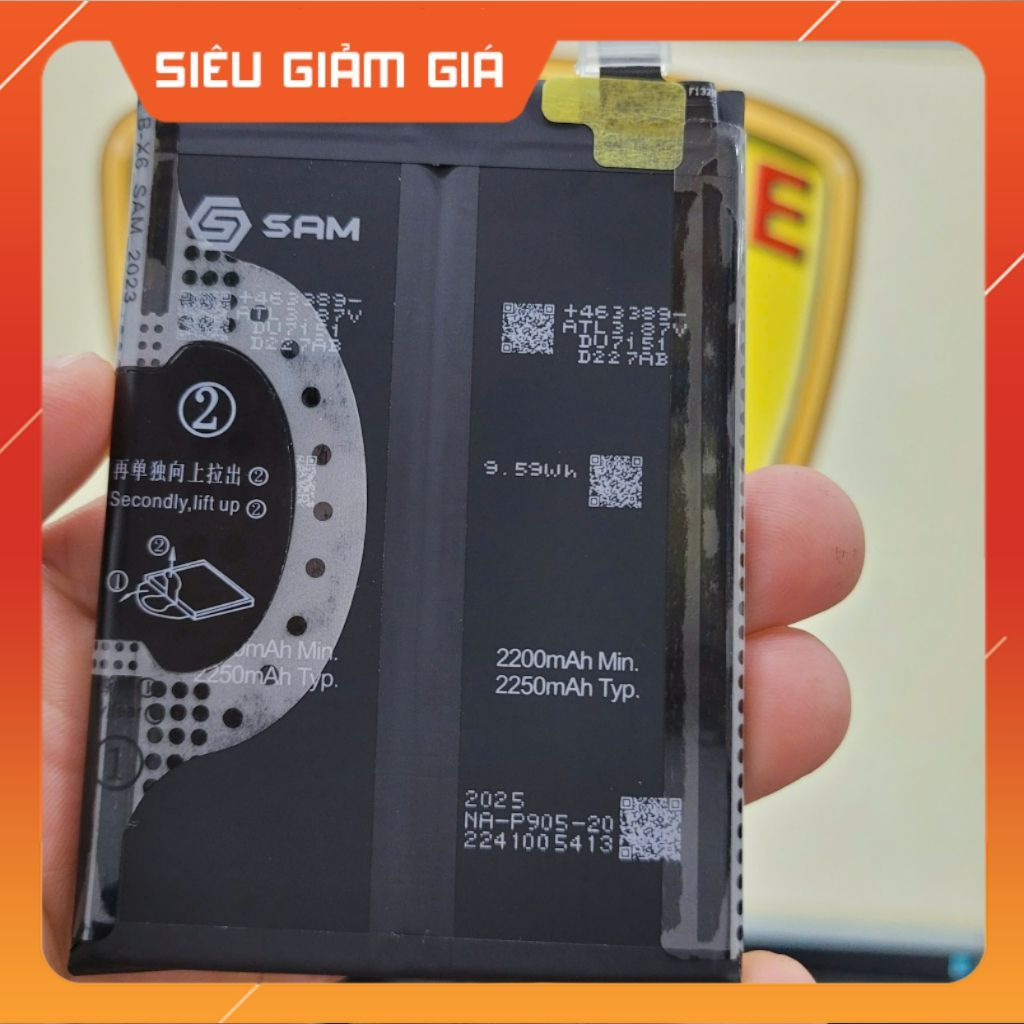Pin Chất lượng ZIN OP Model BLP905 Dùng Cho Reno 7 Pro 5G (bảo hành 3 tháng)