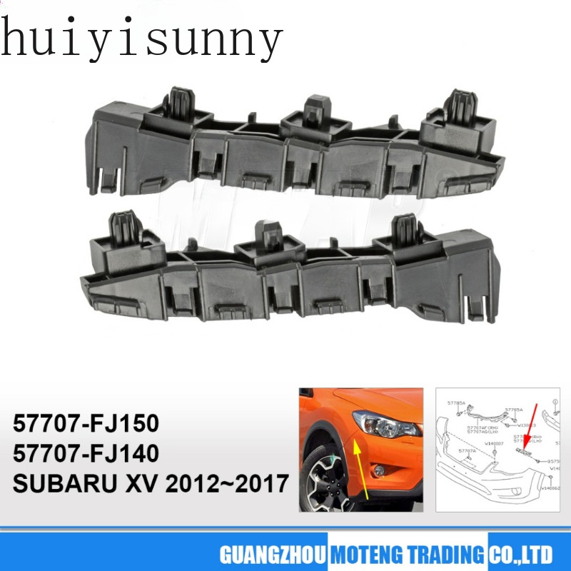 Giá đỡ bên cản trước HYS cho SUBARU XV GP3 GP7 2012 ~ 2017 Kẹp hỗ trợ bên cản trước 57707-FJ150 5770