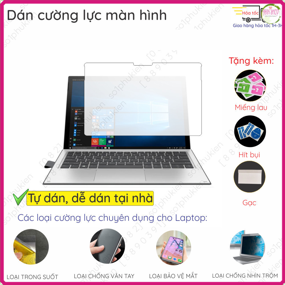 Dán màn hình cường lực cho HP Elitebook X2 1013 1012 Elite Folio 1020 Elite C1030 6 G1a G1 G2 G3 G4 