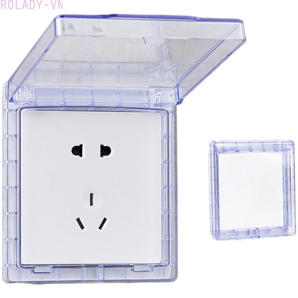 #ROYALLADY#86 Type Switch Cover 360 Degree Protection 90 Degree Hinge Stop For Bathroom Use