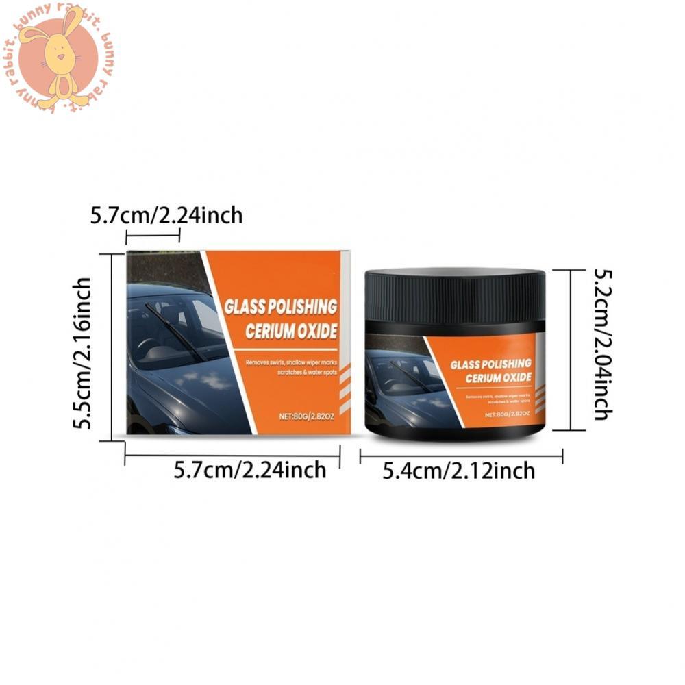 Cerium Oxide Paste Loại bỏ vết xước mịn Ứng dụng dễ dàng Tẩy vết gạt nước