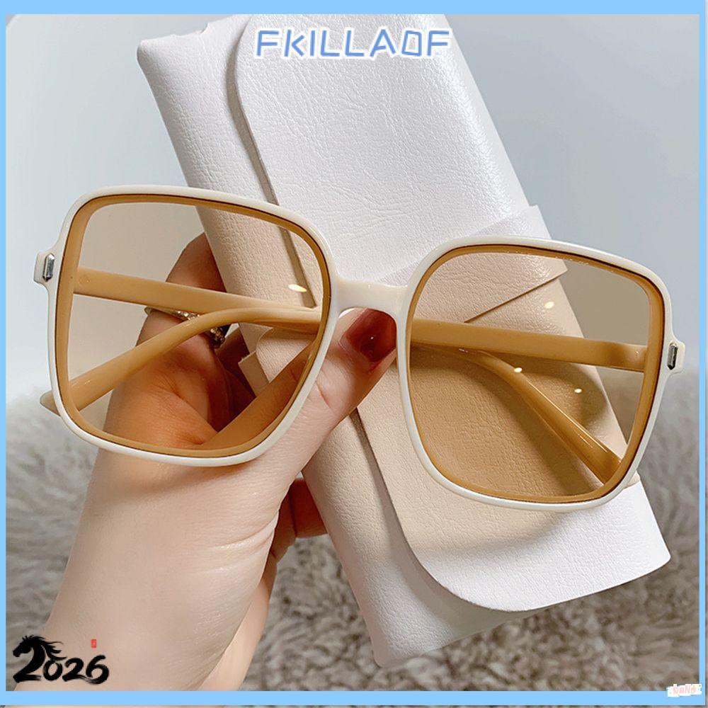 Kính râm cỡ lớn FKIL Luxury Vintage Fashion Big Frame