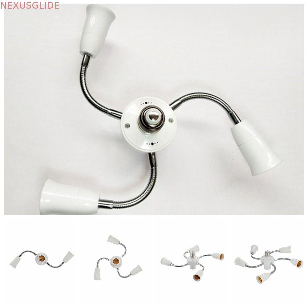 Bộ chia ổ cắm đèn NEXUSGLIDE E27, Bộ chuyển đổi bóng đèn Bộ chuyển đổi giá đỡ đèn E27 linh hoạt, Phụ