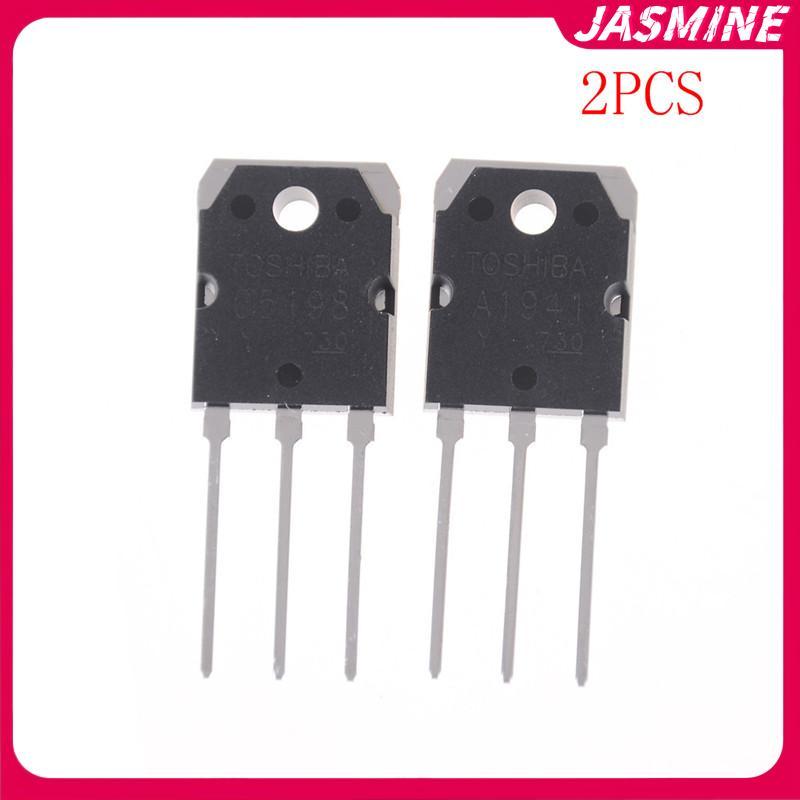 JASMINE 1 cặp (2 chiếc) 2SA1941 & 2SC5198 Transistor A1941 & C5198 JASMINE